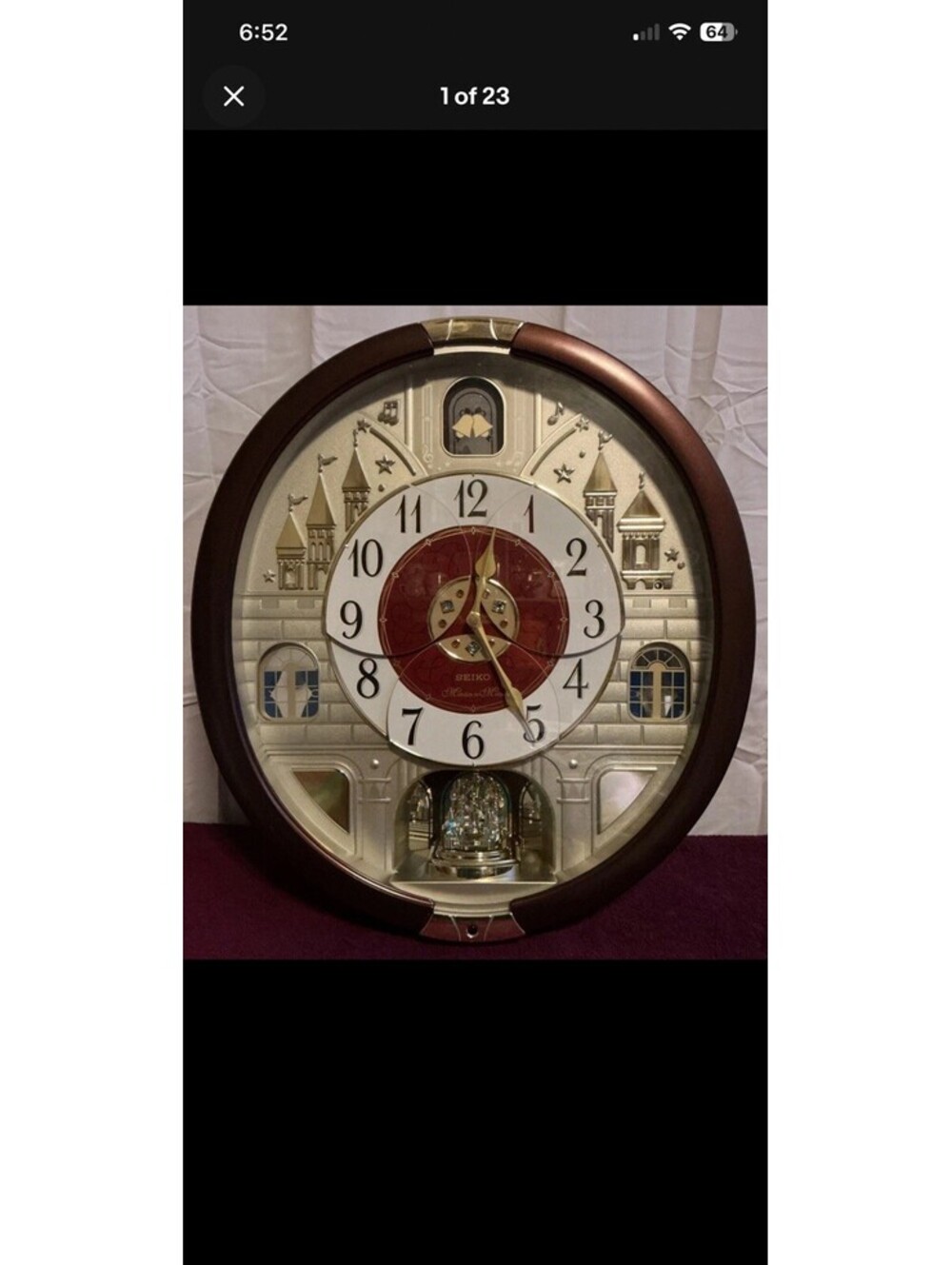 Seiko Melodies In Motion Clock Special Collector's Edition The Beatles/holy Song